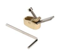 Set Di Accessori Per Violino Mini Pialla Per Liuteria In Ottone Con Fondo Piatto E Suola Curva Lavorazione Del Legno(Golden XXS)