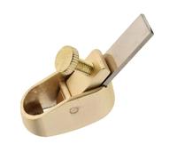 Set Di Accessori Per Violino Mini Pialla Professionale In Ottone Per La Costruzione Di Violini Con Suola Curva E Fondo Piatto Lavorazione Del Legno(Golden XS)