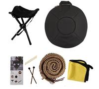 Set di accessori premium for handpan for tamburo handpan da 56 cm/22 pollici - Include custodia protettiva, supporto, corda intrecciata, panno, bacchette e adesivo for appunti