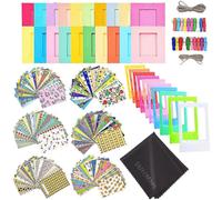 Set di accessori robusto e compatibile con Fujifilm Colorful Bundle per fotocamere Instax Mini 11 9 8 90 70, include adesivi per pellicole.