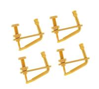 Set di Accessori Violino 4 Pezzi Accordatori Di Precisione Per Violino Dorati Regolatori Di Corde 3/4 4/4 Accordatori In Lega Per Violino Regolatori Per Violino