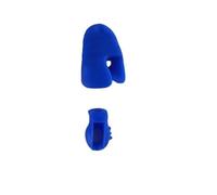 Set di Accessori Violino Impugnatura Per Archetto In Gomma Per Violino Correzione Set Da 2 Pezzi Per Accessori Per Violino Allenatore Per Dita Per Principianti(Blue)