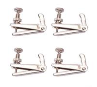 Set di accordatori per violino in metallo per violino 4/4 e 3/4 full-size a tre quarti, regolatori di corde in argento con meccanismo a vite di precisione,