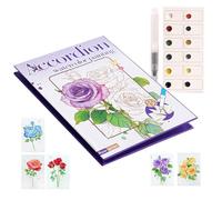 Set Di Acquerelli - Pennarelli Pieghevoli Da 16,1 * 12,1 Cm Articoli Per Pittura E Disegno Con Pennelli | Set Per Adulti Di Pittura Con Colori Ad Acqua | Per Artisti Principianti, Adulti, Bambini, Rag