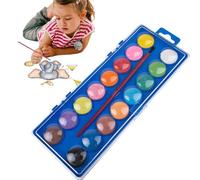 Set di acquerelli - Set di pittura ad | Set da disegno 16 colori, da viaggio con pennello, set di scarabocchi per bambini piccoli, forniture per pittura artistica