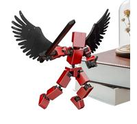 Set di action figure - stampa tridimensionale, design articolato mobile, materiale leggero e rinforzato, sistema interattivo Pose, scenari di gioco creativi, viaggi a casa, intrattenimento e