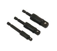 Set Di Adattatori A Innesto Rapido Per Trapano A Impatto Laser 3 Pezzi 75Mm 7778