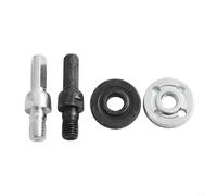 Set di adattatori di conversione da trapano elettrico a smerigliatrice angolare, 2 pezzi, asta di collegamento con gambo da 10 mm, per l'uso con trapani con filo e senza fili nel taglio e nella