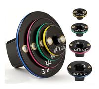 Set Di Adattatori for Prese A Impatto A Basso Profilo Da 4 Pezzi, Riduttori Tozzi Con Codice Colore Con Tenuta Magnetica Anti-allentamento, for Spazi Ristretti