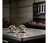 Set di adattatori in ottone da M30 x 1,0 a M30 x 1,5, 2 pezzi, per l'uso con valvole per radiatore Oventrop più vecchie e moderni termostati intelligenti M30 x 1,5