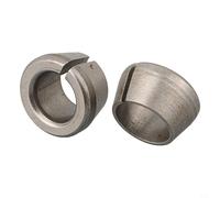 Set di adattatori M17 per mandrini con dado per macchina da incisione e router elettrico, 10 mm, 9,5 mm, 8 mm, 6,35 mm, 6 mm, in acciaio al carburo, strumento di conversione per la lavorazione del