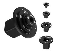 Set di Adattatori per Bussole a Impatto a Basso Profilo, da 1" a 3/4", da 3/4" a 1/2", da 1/2" a 3/8", da 3/8" a 1/4" - Design Magnetico, Compatibile con Bussole/Chiavi/Trapani a Batteria - 4 Pezzi