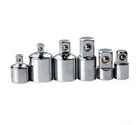 Set di adattatori per chiavi a bussola, 6 pezzi, 1/4", 3/8", 1/2", testa con molla anti-goccia, per chiave a cricchetto e utensili manuali