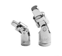 Set di adattatori per chiavi a bussola con giunto girevole per barra di estensione a cricchetto da 1/4", 3/8", 1/2", in acciaio al cromo vanadio flessibile J (6,35 + 9,5)