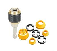 Set di adattatori per mandrini per trapano in acciaio al carbonio con kit di infila tubi elettrici da 7 pezzi per costruzione di ponti e cornici in legno