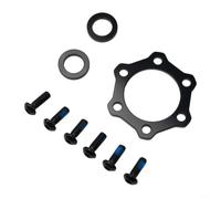 Set di adattatori per mozzo da 15 x 100 mm a 110 mm, da 12 x 142 mm a 148 | Kit di conversione in lega di alluminio per mozzi Boost, include bulloni e rondelle, finitura nera anteriore e posteriore