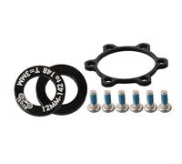 Set di adattatori per mozzo della bicicletta per conversione Boost, anteriore da 15 x 100 mm a 110 mm e posteriore da 12 x 142 mm a 148 mm, kit in lega di alluminio anodizzato con bulloni e rondelle