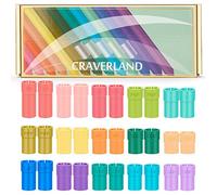 Set di adattatori per penna Cricut - Rainbow Pen Holder Accessori per Cricut Maker 4/3/Maker,Explore 4/3 Air Air 2 /Venture, compatibile con Sharpie BIC Papermate Gelly Roll Penne (30 pezzi)
