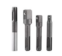Set di adattatori per presa SDS Plus, 4 pezzi Set di adattatori per estensione della testa dell'asta di prolunga SDS Strumenti per punte da trapano per estensione del gambo SDS Plus