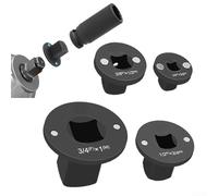 Set di adattatori per prese, 4 pezzi da 1 a 3/4, design a basso profilo che assicura l'adattamento in spazi ristretti, compatibile con vari strumenti a brugola