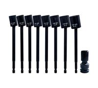 Set di adattatori per prese girevoli a 360 gradi, 8 pezzi, design delicato, adatti a più dimensioni e set di giunti generici per utensili elettrici