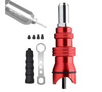 Set di adattatori per rivetti, per rivetti, per dadi di rivetto, set di utensili a batteria - per rivetti con 4 teste, rivetti elettrici, rivetti
