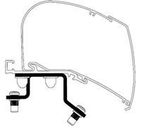 Set di adattatori per tende da sole thule 3 pezzi per renault master 2024 l3h2 con tenda da tetto thule omnistor 6300 da 3,75 metri