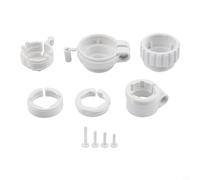 Set di adattatori per valvole termostatiche M30 x 1,5 mm, compatibili con RA, per modelli RAV, RAVL, kit di montaggio termostato per riscaldamento centralizzato con 6 adattatori