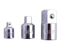 Set Di Adattatori Riduttori Convertitori Laser 3 Pezzi Cromo 0950