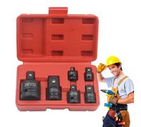 Set di adattatori Socket, Reducer and Extension Kit, General Sockets Adapter Tools, Study High Strength Steel Build, Secure Fit Easy Swap Design, utilizzato per costruzione, 15,3 x 9 x 5 cm