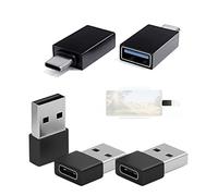 Set di adattatori usb 5 pezzi, 2 pezzi usb femmina a tipo-c e 3 pezzi tipo-c femmina a usb, testina di conversione tpc per telefono huawei miglio