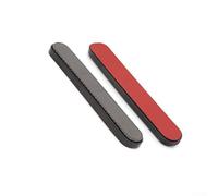 Set di adesivi catarifrangenti per forcella anteriore inferiore e copriborsa posteriore, in plastica ABS nera fumé, 14,3 x 2,3 cm, resistente alle intemperie, facile