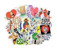 Set di adesivi cristiani La Bibbia stickers aesthetic Jesus stickers scrapbooking adesivi piccoli Gesu adesivi aesthetic Santini religiosi Bible adesivi scrapbooking sticker aesthetic