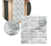 Set di adesivi da parete autoadesivi 3D facili da installare di 10 pannelli in s
