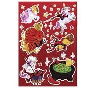Set Di Adesivi Da Parete Di Deadpool Per Bambini, Cibo, Cool, Marvel 50x70 Cm