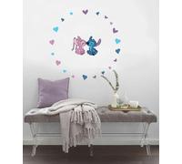 Set Di Adesivi Da Parete Disney 50X70Cm 22 Pezzi Stitch E Angle Love In Vinile