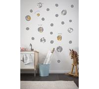Set Di Adesivi Da Parete Disney Animali Bambi Dumbo Lady Marie 100x70 Cm