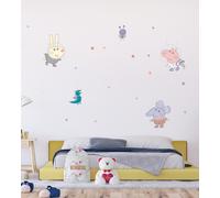 Set Di Adesivi Da Parete Peppa Pig 65x85 Cm Per Bambini Camera Nursery