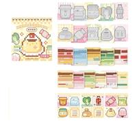 Set di adesivi fai da te per bambini, carta sintetica sicura, puzzle artistico, da strappare e incollare, per alleviare lo stress