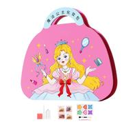 Set di adesivi fantasy, gioco di trucco contro la noia, giochi di vestire principesse, giochi di vestire | giochi di trucco e vestire per ragazze