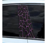Set di adesivi geometrici a nido d'ape per pilastri B per auto progettati per un ampio montaggio, tra cui berline e piattaforme di carro (01)