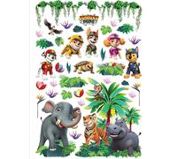 Set Di Adesivi Grandi Paw Patrol 65x42,5 Cm Per Pareti E Mobili Camera Bambini