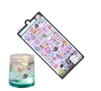 Set di adesivi in rilievo 3D - Decalcomanie di animali simpatico cartone animato, adesivi decorativi a mini bolle | Adorabile collezione di gonfi di cartoni animati 3D Decorazione creativa