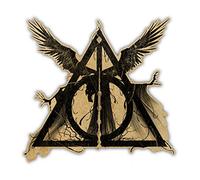 Set di adesivi in vinile di Harry Potter "I Doni della Morte", Opere d'arte uniche [Aspetto macchiato] - Regalo, Paraurti, Bicicletta, Laptop, PC, Tablet, Console, iPhone - EPIC MODZ