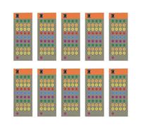 Set di adesivi per lunetta di - 10 pezzi per una rapida regolazione dei fucili, marcature di precisione per le riprese a lungo raggio e resistono sbiadimento dovuto alle influenze di circa