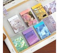 Set di adesivi per scrapbook Self Adhesive Deco Scrapbooking Washi Stickers (6 set da 300 pezzi) di adesivi per scrapbooking, bullet points, computer portatili, calendari (wishes)