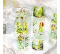 Set di adesivi per scrapbooking, 6 rolls bullet journal, accessori per ragazze, in PET Washi Tape decorativi per accessori per giornali, album fotografici, telefoni cellulari, notebook, fai da te