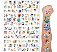 Set di Adesivi per Tatuaggi Temporanei per Bambini - 8 Fogli, Impermeabili - per Regali e Decorazione di Feste di Compleanno