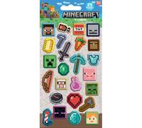 Set Di Adesivi Puffi Di Minecraft, Compleanno, Regalo Merchandise Ufficiale