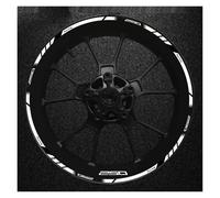 Set Di Adesivi Riflettenti Strisce Ruote Per Moto Decalcomanie Per Cerchi Impermeabili Per Z250(Style 16)